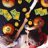 AJuego de 24 pegatinas personalizables para Halloween