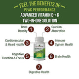 Vitamina D 2000 UI avanzada con todos  3 tipos de vitamina K