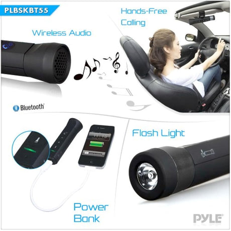 Parlante Portátil tipo Linterna PYLE-SPORT PLBSKBT55OR