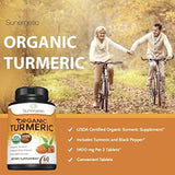 Suplemento de cúrcuma - orgánico de USDA orgánico cúrcuma