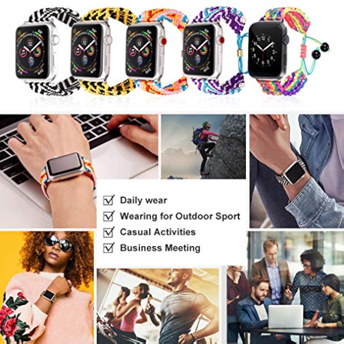 Banda compatible con Apple Watch