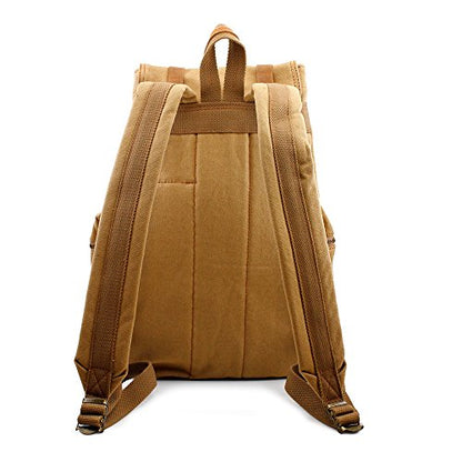 Mochila de lona vintage para hombres