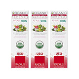 Pasta de dientes orgánica RADIUS USDA Kids - Paquete de