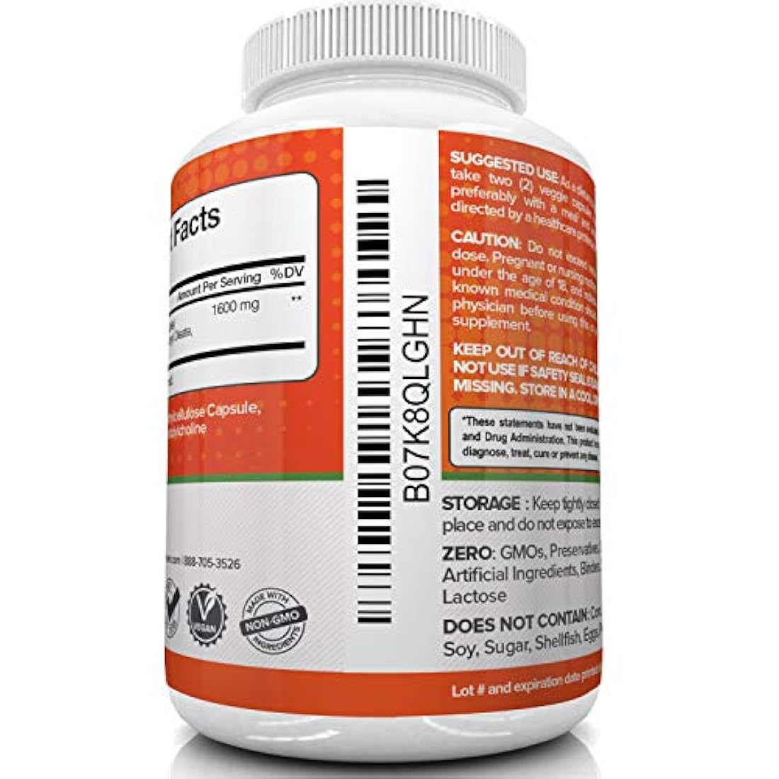 Liposomal Vitamina C 1600 mg – 180 cápsulas