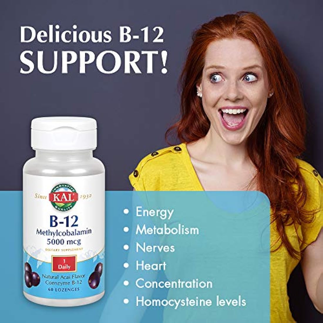 Methylcobalamin 5000 mcg Kal 60 Chewable