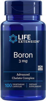 Extensión de Vida Boron 3 mg con Riboflavina 100 cápsulas