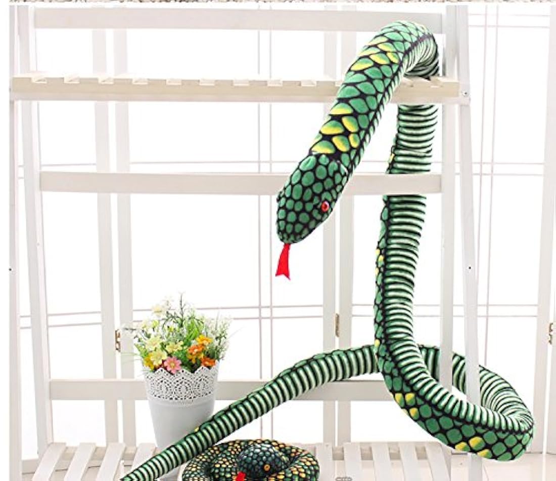 peluche de Boa Snake, color verde 113 in