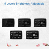 Reloj digital con pantalla LED