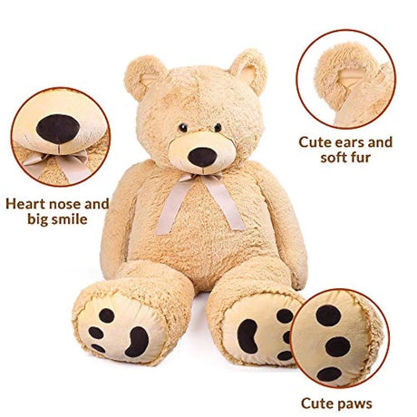 Peluches - Oso de peluche gigante (4.9 ft)