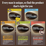Just For Men Control GX - Lavado de barba reductor de color gris, Da color gradualmente al bigote y la barba, Lavado de barba., paquete de de 1