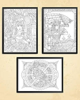 ColorIt - Libro para colorear para adultos, 50 diseños