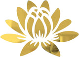 Sticker de Pared Lotus Flower, CREATCABIN, 3D Acrílico, 13.7x9.8
