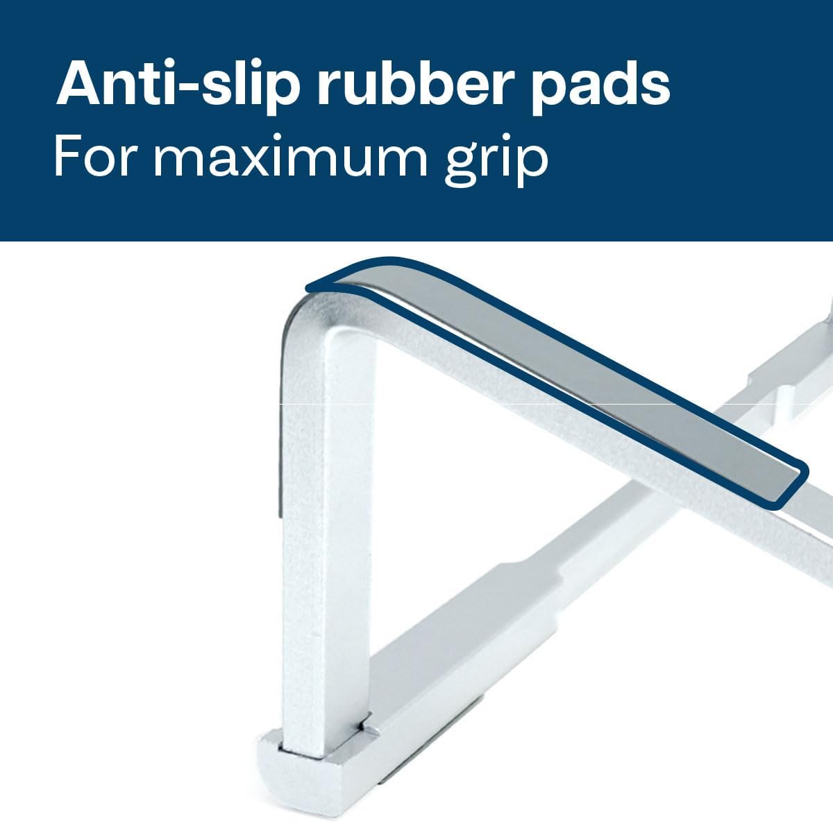 Soporte plegable para laptop ventilado universal de aluminio