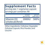 Vitamina D3  Apoya la absorción de calcio y la salud ósea
