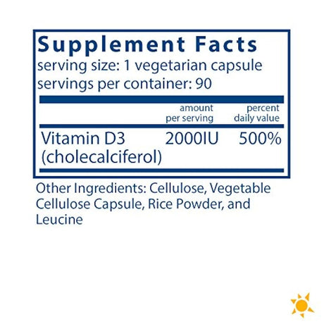 Vitamina D3  Apoya la absorción de calcio y la salud ósea