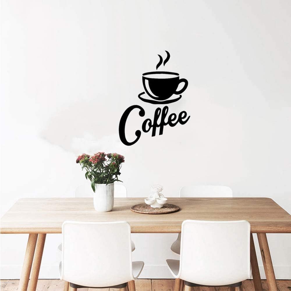 Vinilo Decorativo de Taza de Café LZYMSZ, Removible, DIY