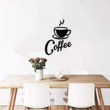Vinilo Decorativo de Taza de Café LZYMSZ, Removible, DIY