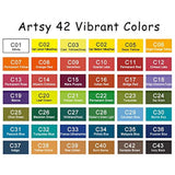 Set 42 colores surtidos con 3 cepillos - Perfect Foldable