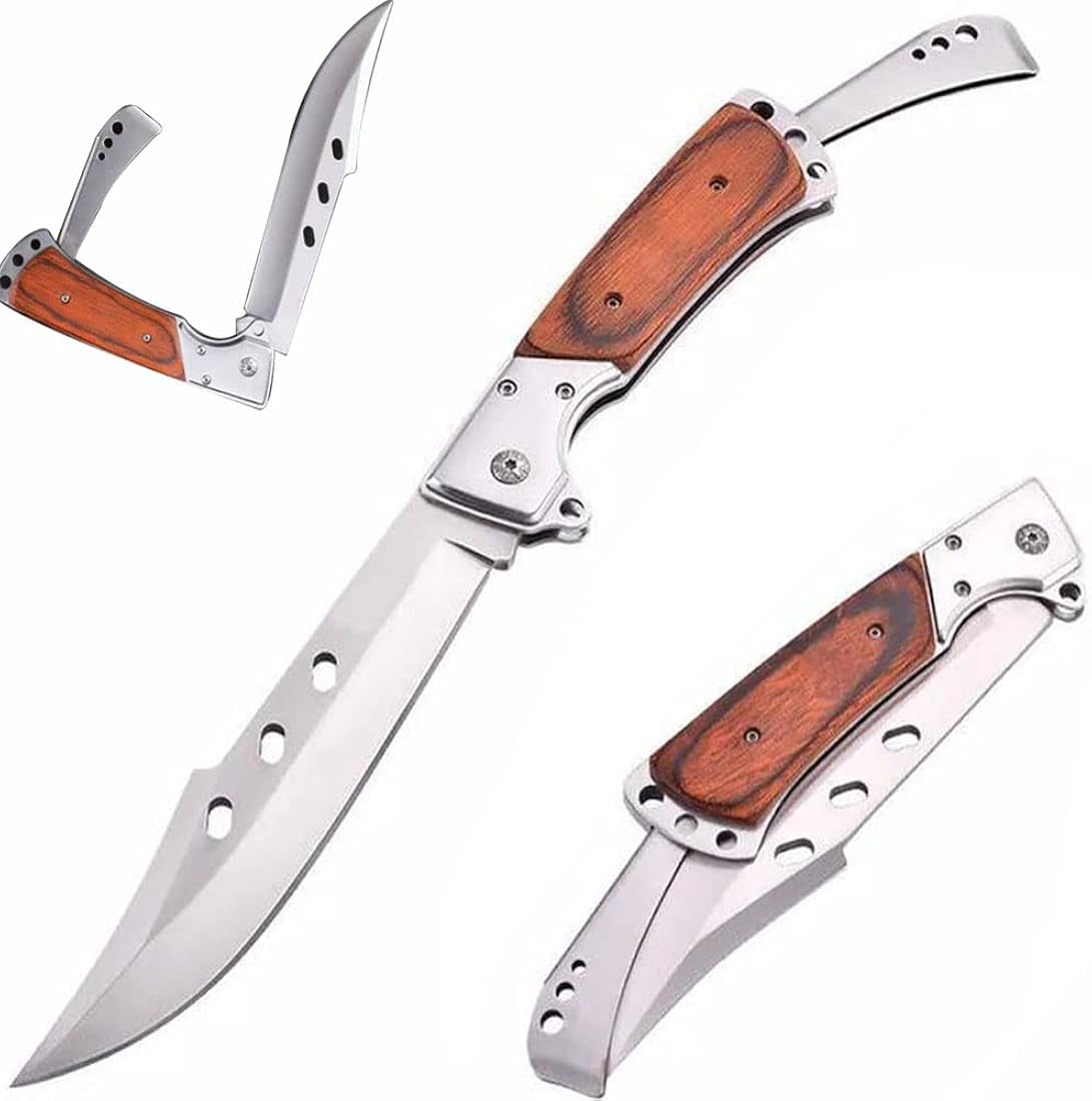 Cuchillo de bolsillo plegable de acero inoxidable