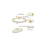 Pulseras y tobilleras para mujer bañadas en oro