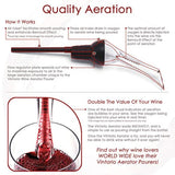 Aireador de vino Vintorio vertedor, color Negro