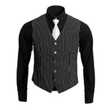 Disfraces disfraz de gángster, chaleco y corbata de los años