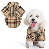 Camisa para perros pequeños disfraz de solapa de gato