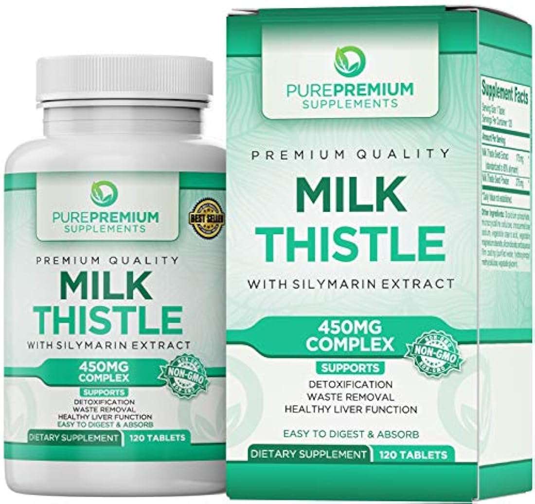 Extracto de cardo de leche premium de PurePremium (sin OMG)