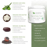 Avera Organics - Crema facial y corporal, Blanco