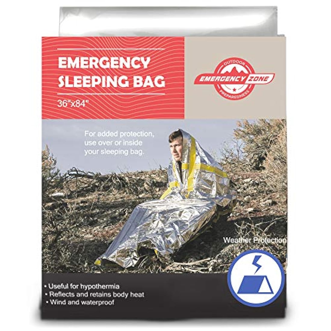 Saco de dormir de emergencia