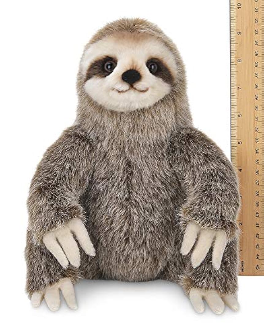 Peluche con tres dedos de perezoso con tres dedos (10.0 in)