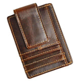 Le'aokuu - Billetera para tarjetas crédito con imán y clip
