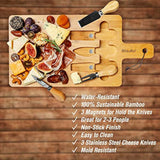 BlauKe - Tabla de queso (incluye 3 cuchillos de queso)