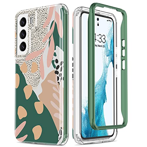ESDOT Funda para Samsung Galaxy S22, grado militar, prueba de caídas de 21 pies, funda resistente con diseños de moda para mujeres y niñas, funda protectora para Galaxy S22 de 6.1 pulgadas, patrones Niee