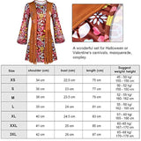 Conjunto de disfraz de hippie para mujer, talla M