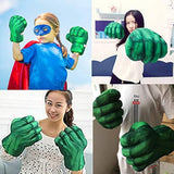 Peluche de guantes de Hulk color verde 11.8x 7.8 in.NuGeriAZ