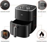 Freidora de aire ASZ 5qt 1400W, 4.7L, temporizador 60s