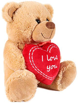 Peluche con corazón rojo 9.84 pulgadas