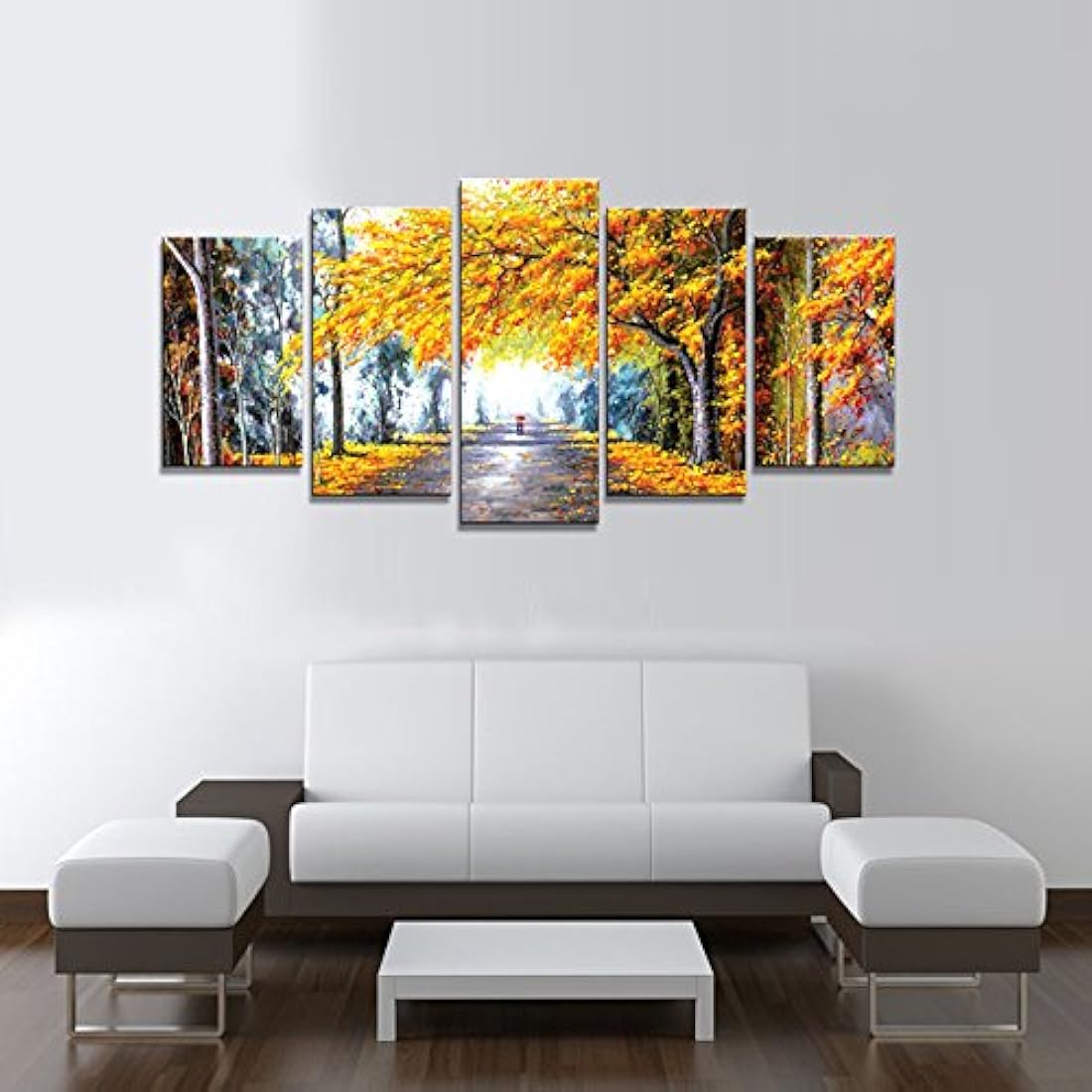 Wieco Art  impresiones en lona Arte Giclée  5 paneles