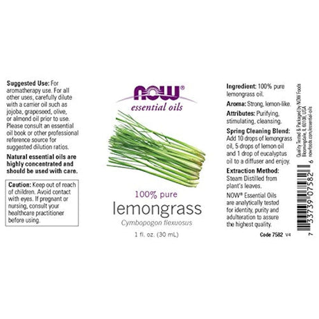 Aceite de limoncillo, 100% puro