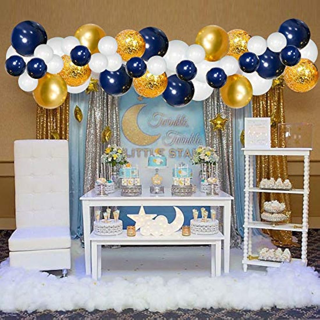 Kit de guirnalda de globos azul marino