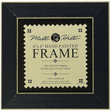 Portarretratos de madera de 6.0 x 6.0 in,