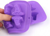 Moldes de Silicona Halloween, 4 Piezas, para Chocolates y Jugo