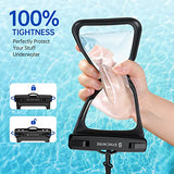 Syncwire Funda impermeable para teléfono [2 unidades] - Funda impermeable universal IPX8 2022 con cordón compatible con iPhone 13, 12, 11 Pro XS MAX XR X 8, 7, 6 Plus, Samsung S22 S20 más hasta 7 pulgadas