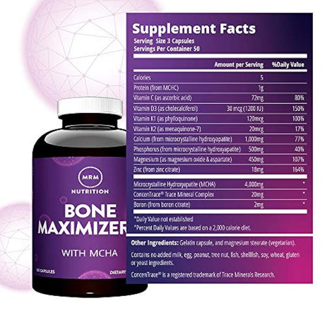 MRM Bone Maximizer III - 150 cápsulas vegetales