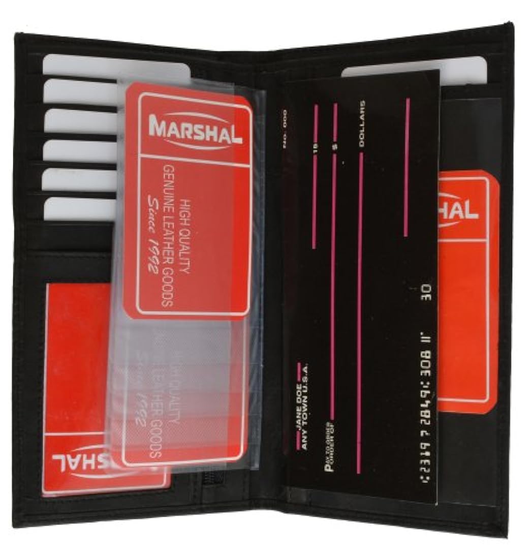 Funda cartera delgado de cueroorganizador de tarjetas