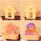 Molde de Silicona para Aromatizantes de Gato/Perro, 4 Pcs
