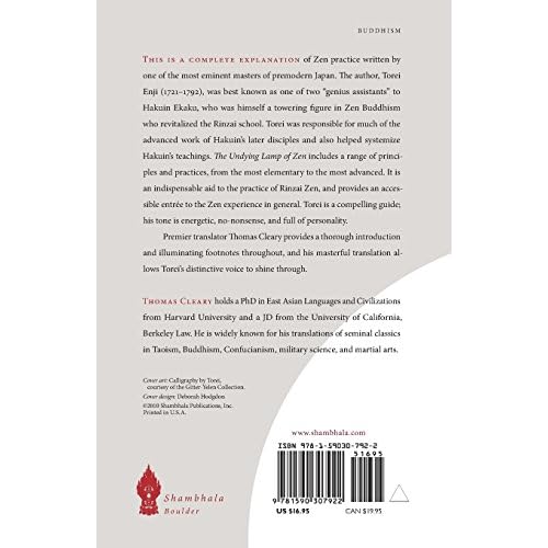 libro La lámpara inmortal del zen