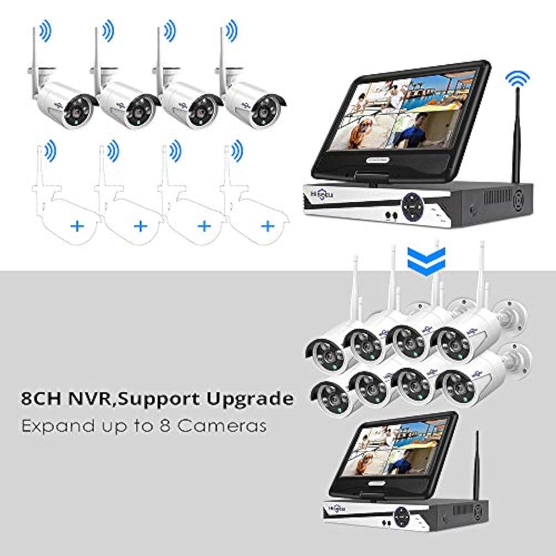 WKITHB612-V Sistema de cámaras de seguridad