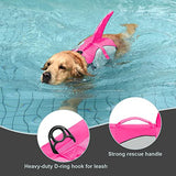 Doglay - Chaleco salvavidas ajustable para perro, con asa de agarre para rescate, para perros pequeños, medianos o grandes
